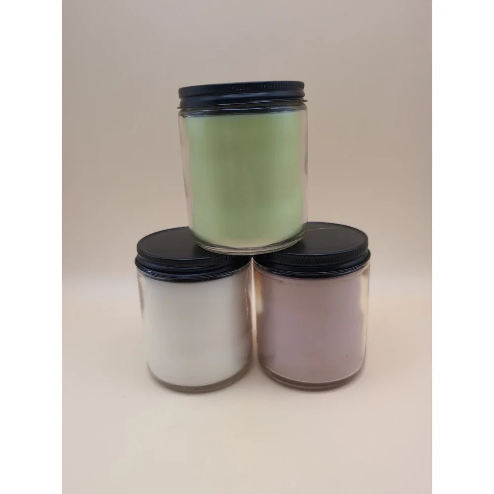 Bath & Body Works lot of 3 Candles 7oz Waikiki Beach Coconut, Raspberry Mimosa